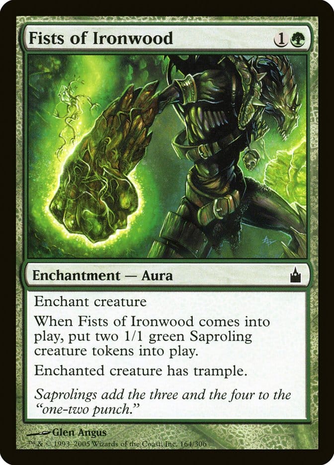 Fists of Ironwood [Ravnica: City of Guilds] Magic: The Gathering