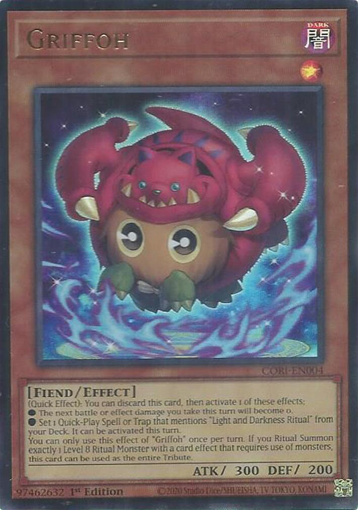 Griffoh [CORI-EN004] Ultra Rare - Yugioh Cards For Your TCG Needs!