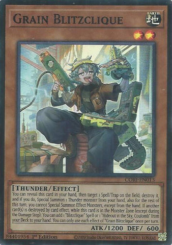 Grain Blitzclique [CORI-EN013] Super Rare - Yugioh Cards For Your TCG Needs!
