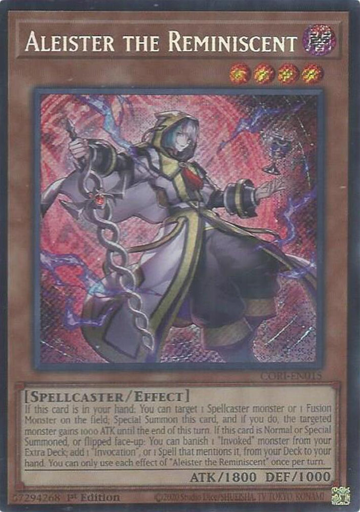 Aleister the Reminiscent [CORI-EN015] Secret Rare - Yugioh Cards For Your TCG Needs!