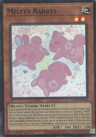 Melffy Rabbys [CORI-EN021] Super Rare - Yugioh Cards For Your TCG Needs!
