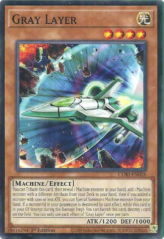 Gray Layer [CORI-EN026] Common - Yugioh Cards For Your TCG Needs!