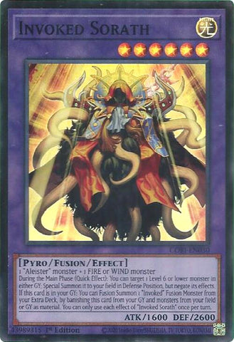 Invoked Sorath [CORI-EN030] Super Rare - Yugioh Cards For Your TCG Needs!