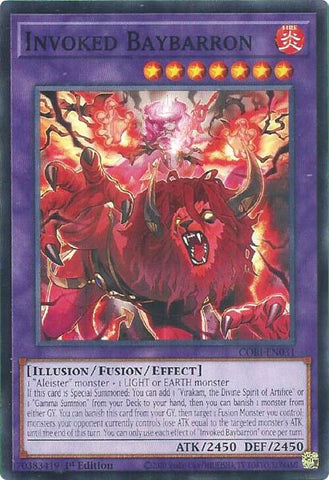Invoked Baybarron [CORI-EN031] Common - Yugioh Cards For Your TCG Needs!