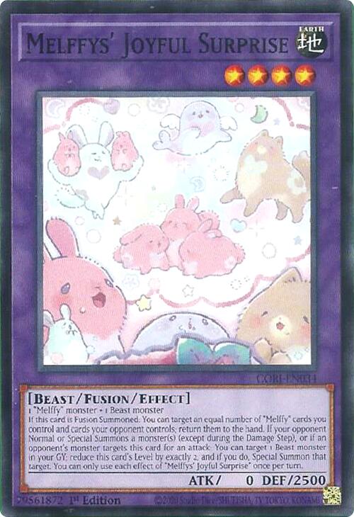 Melffys' Joyful Surprise [CORI-EN034] Common - Yugioh Cards For Your TCG Needs!