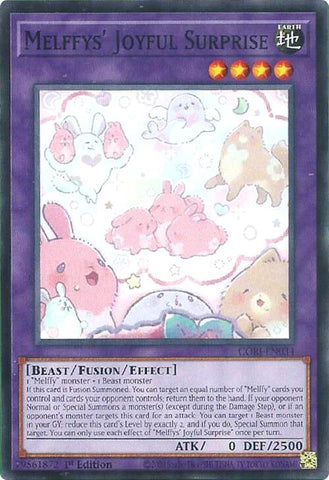 Melffys' Joyful Surprise [CORI-EN034] Common - Yugioh Cards For Your TCG Needs!