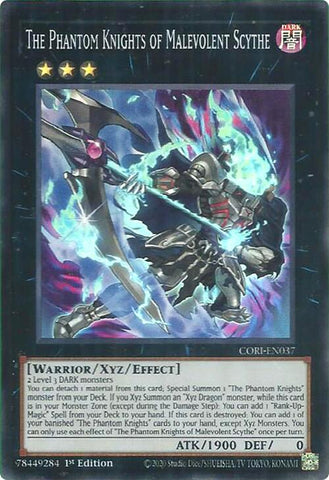The Phantom Knights of Malevolent Scythe [CORI-EN037] Super Rare - Yugioh Cards For Your TCG Needs!