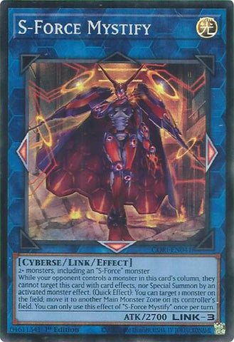 S-Force Mystify [CORI-EN041] Super Rare - Yugioh Cards For Your TCG Needs!