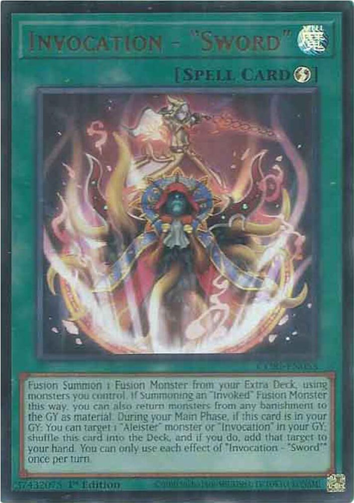 Invocation - "Sword" [CORI-EN053] Ultra Rare - Yugioh Cards For Your TCG Needs!