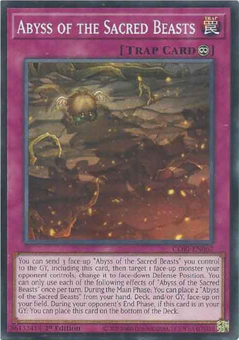 Abyss of the Sacred Beasts [CORI-EN067] Common - Yugioh Cards For Your TCG Needs!