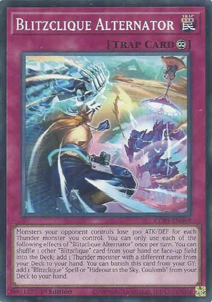 Blitzclique Alternator [CORI-EN069] Common - Yugioh Cards For Your TCG Needs!
