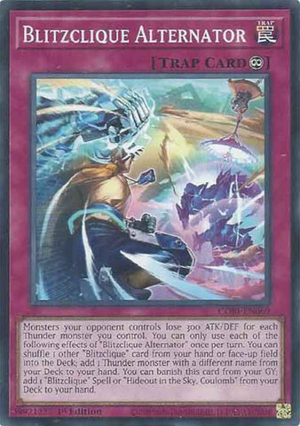 Blitzclique Alternator [CORI-EN069] Common - Yugioh Cards For Your TCG Needs!