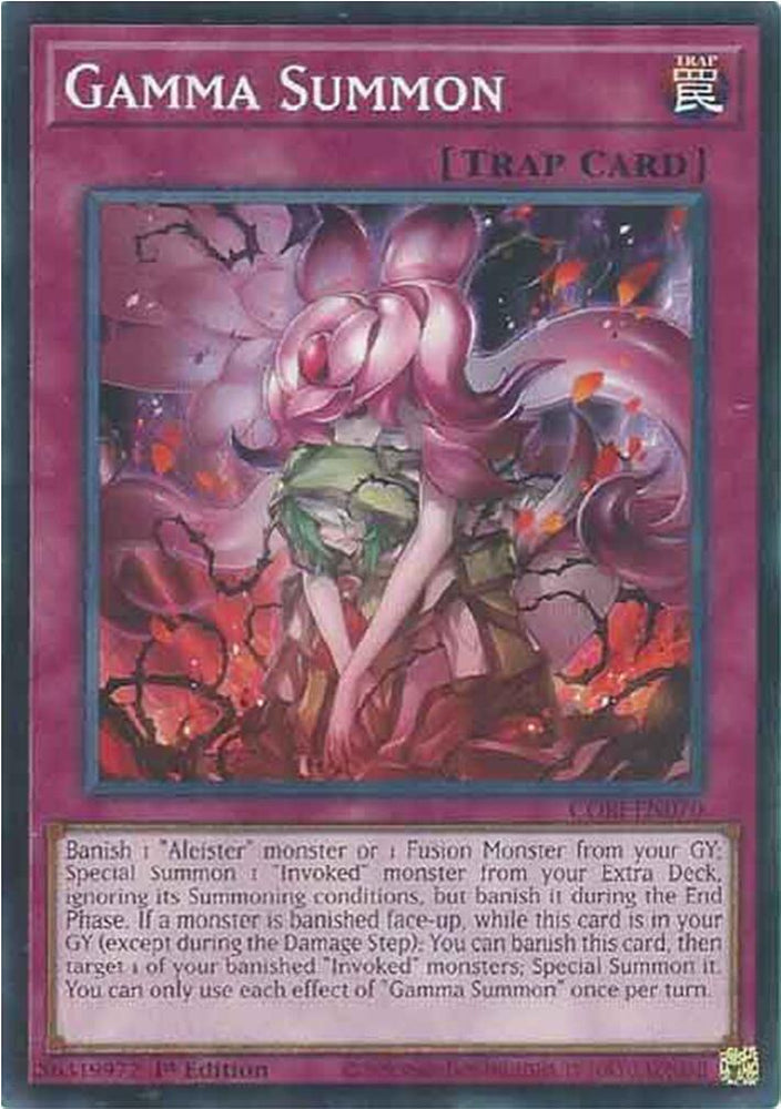 Gamma Summon [CORI-EN070] Common - Yugioh Cards For Your TCG Needs!