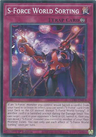S-Force World Sorting [CORI-EN074] Common - Yugioh Cards For Your TCG Needs!