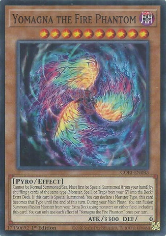 Yomagna the Fire Phantom [CORI-EN083] Common - Yugioh Cards For Your TCG Needs!