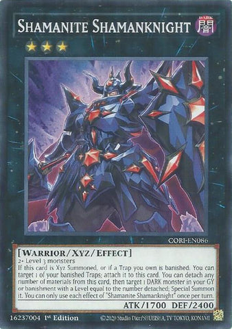 Shamanite Shamanknight [CORI-EN086] Common - Yugioh Cards For Your TCG Needs!