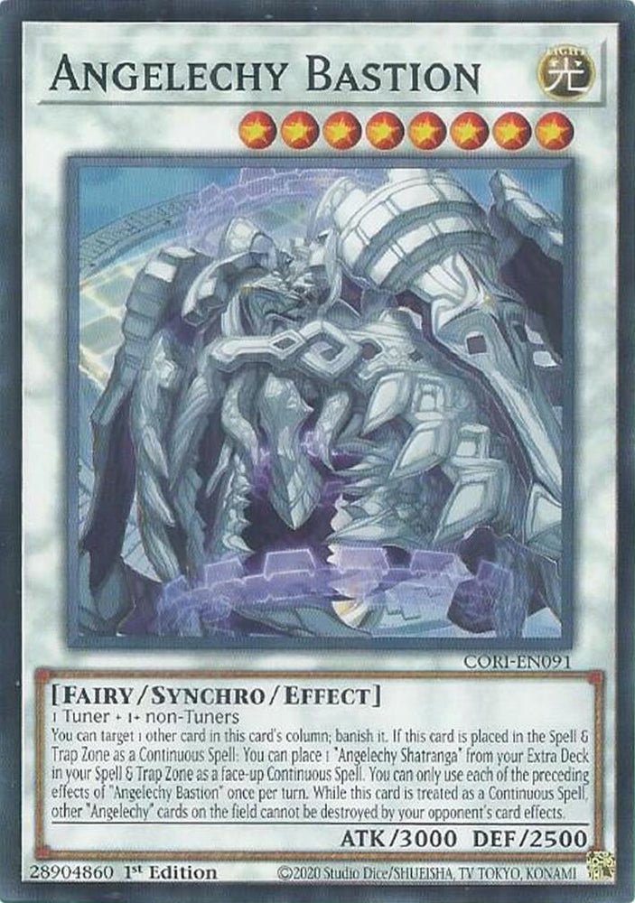 Angelechy Bastion [CORI-EN091] Common - Yugioh Cards For Your TCG Needs!