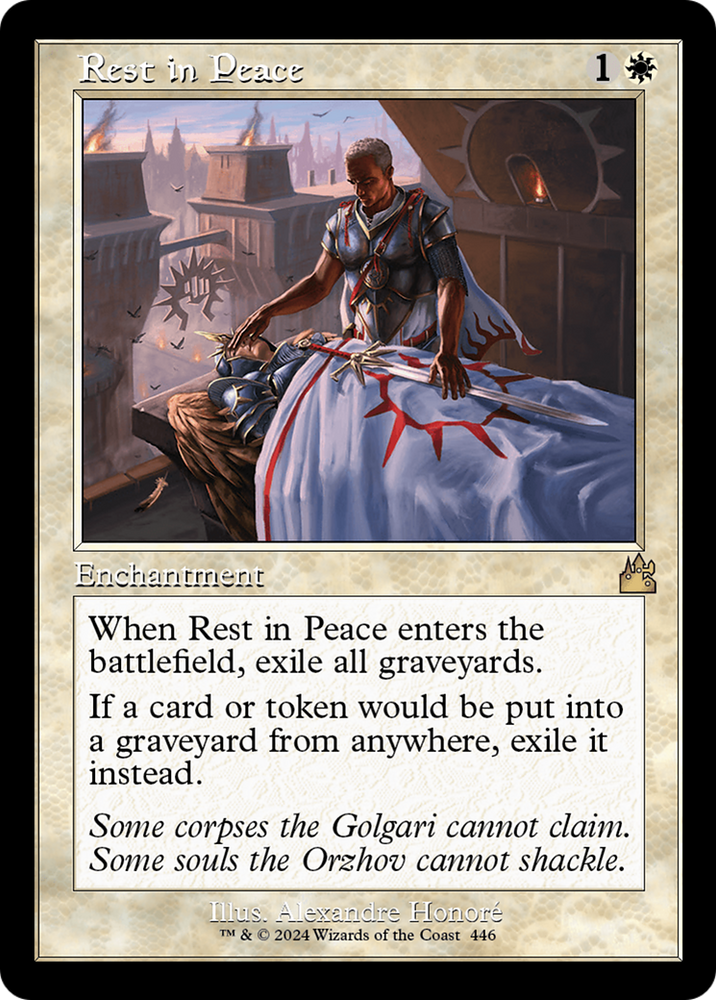 Rest in Peace (Retro Frame) [Ravnica Remastered] Magic: The Gathering