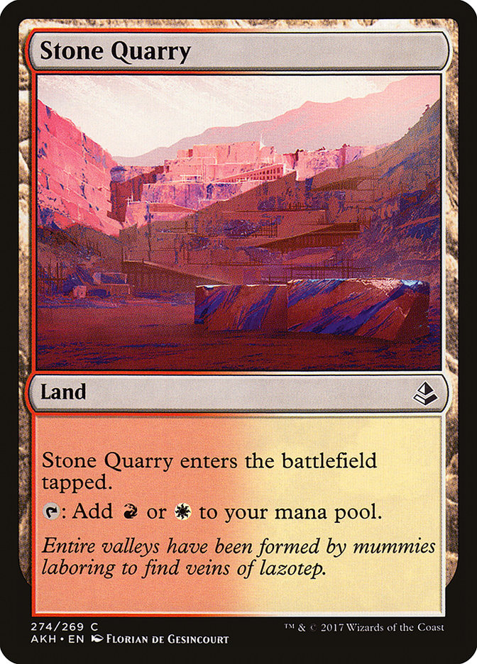 Stone Quarry [Amonkhet] Magic: The Gathering