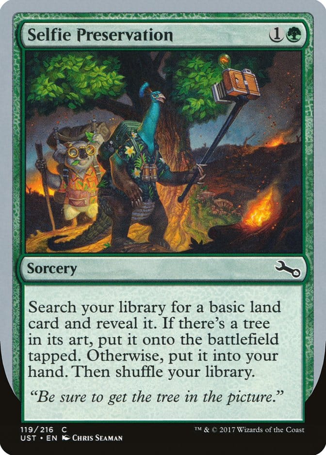 Selfie Preservation [Unstable] Magic: The Gathering