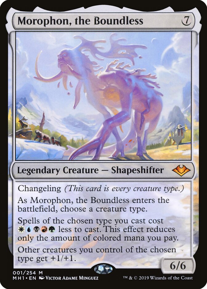 Morophon, the Boundless (Promo Pack) [Modern Horizons Promos] Magic: The Gathering