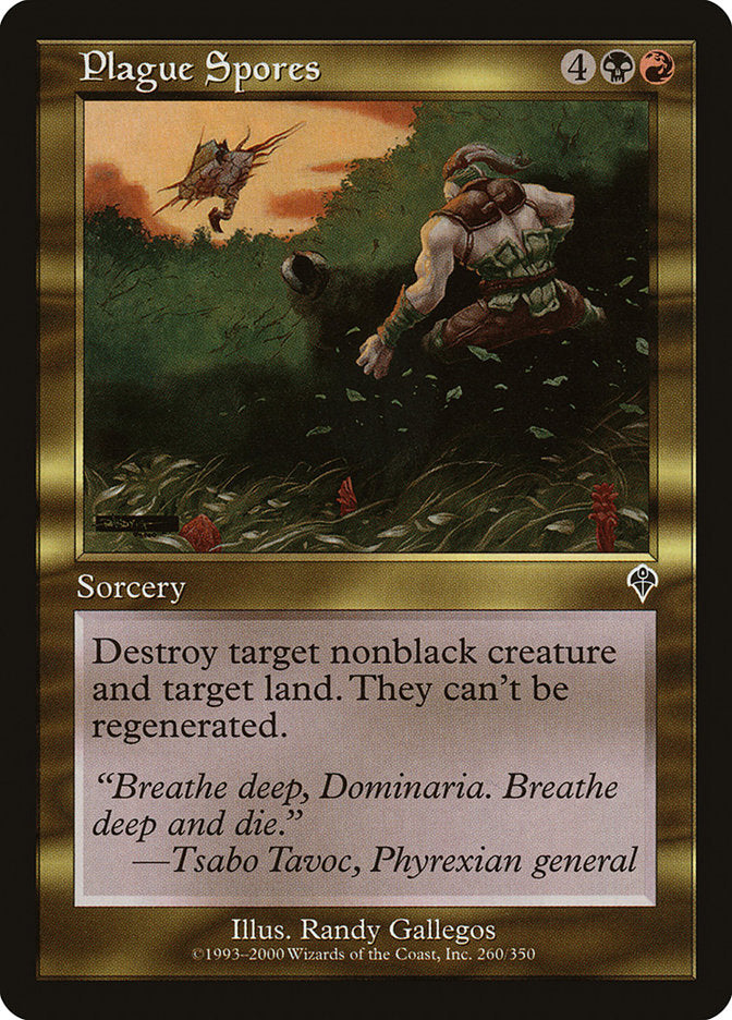 Plague Spores [Invasion] Magic: The Gathering