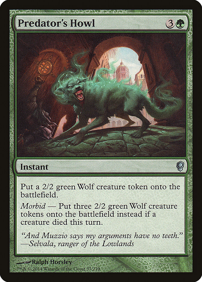 Predator's Howl [Conspiracy] Magic: The Gathering