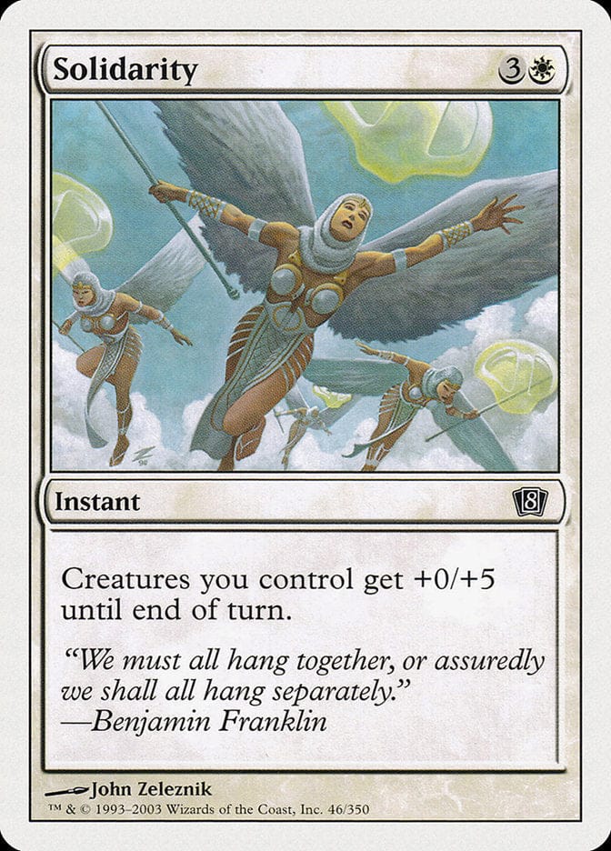 Solidarity [Eighth Edition] Magic: The Gathering