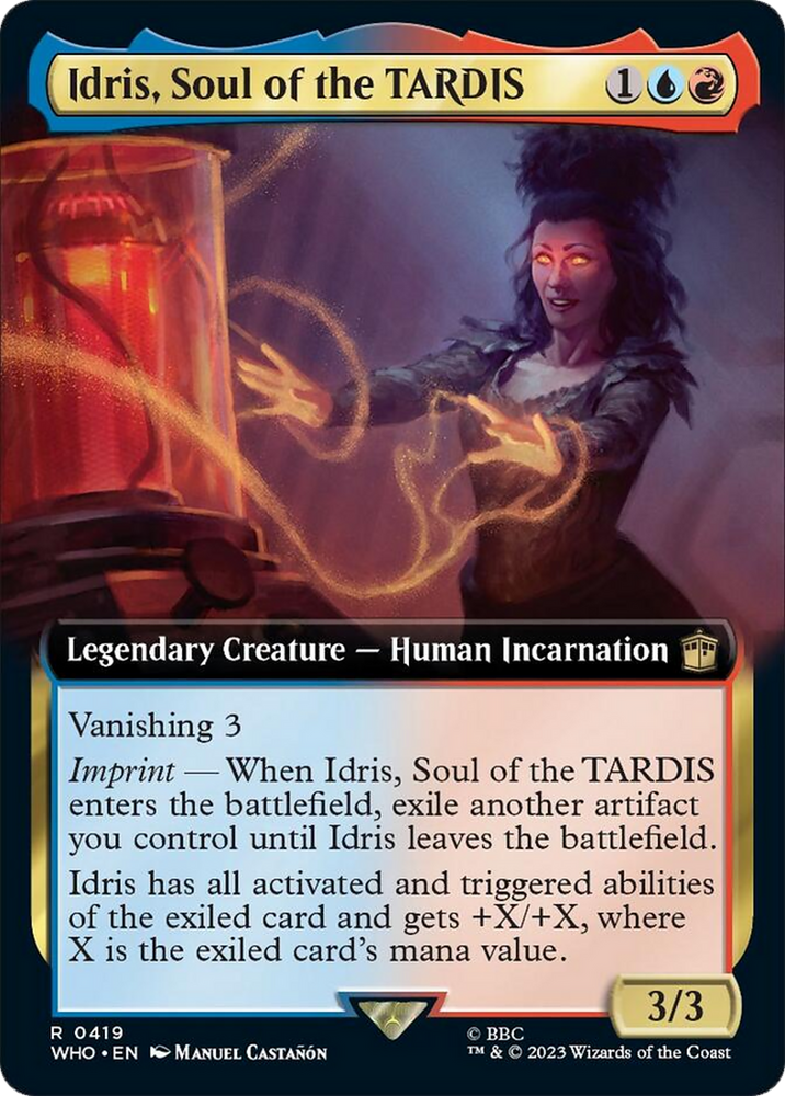 Idris, Soul of the TARDIS (Extended Art) [Doctor Who] Magic: The Gathering