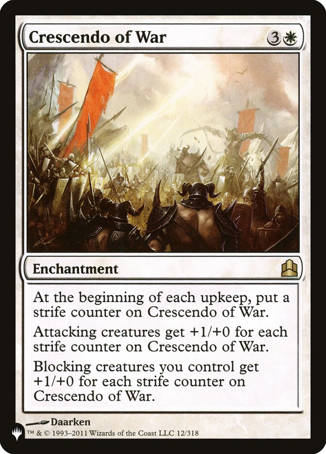 Crescendo of War [The List] Magic: The Gathering