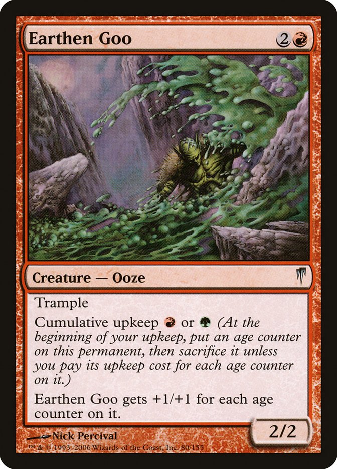 Earthen Goo [Coldsnap] Magic: The Gathering