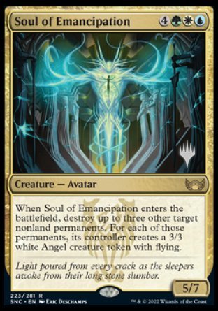 Soul of Emancipation (Promo Pack) [Streets of New Capenna Promos] Magic: The Gathering