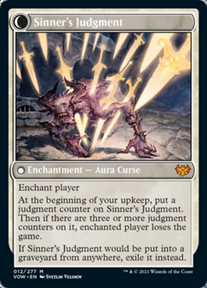 Faithbound Judge // Sinner's Judgment [Innistrad: Crimson Vow] Magic: The Gathering