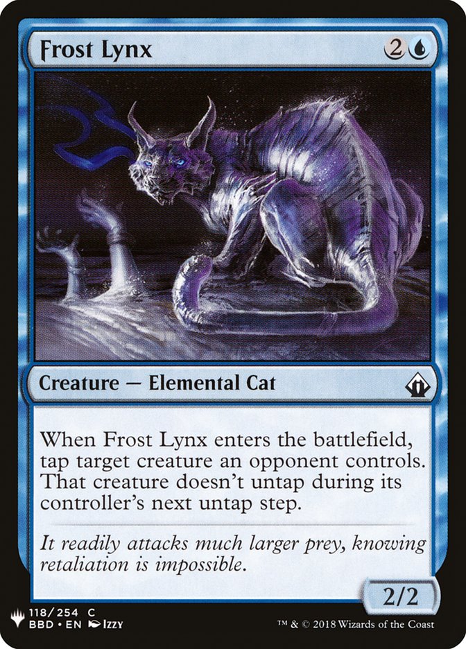 Frost Lynx [Mystery Booster] Magic: The Gathering