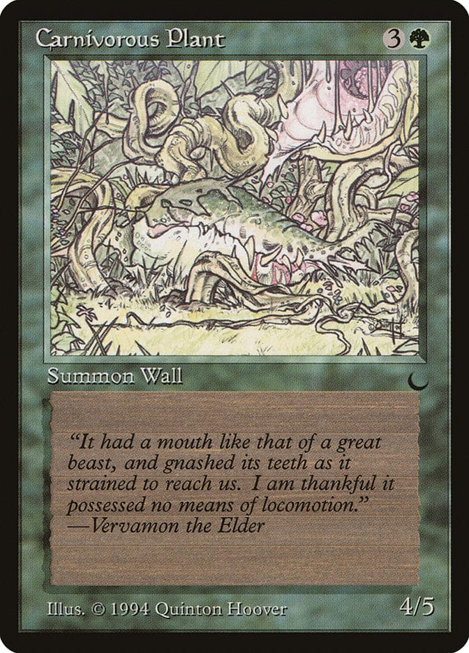 Carnivorous Plant [The Dark] Magic: The Gathering