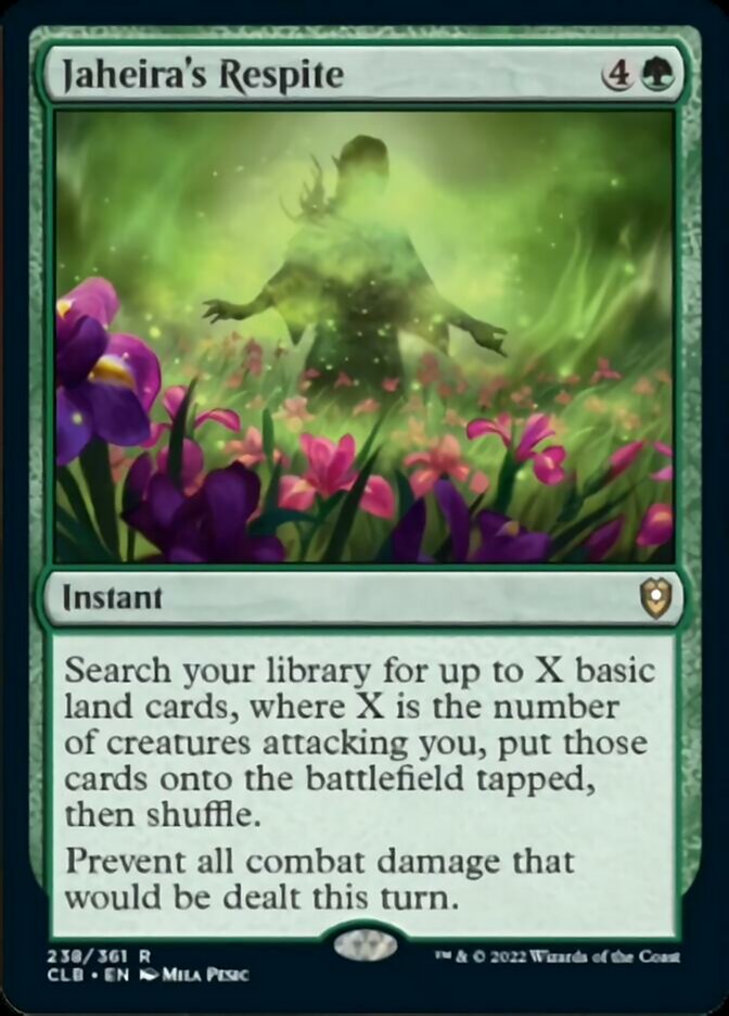 Jaheira's Respite [Commander Legends: Battle for Baldur's Gate] Magic: The Gathering