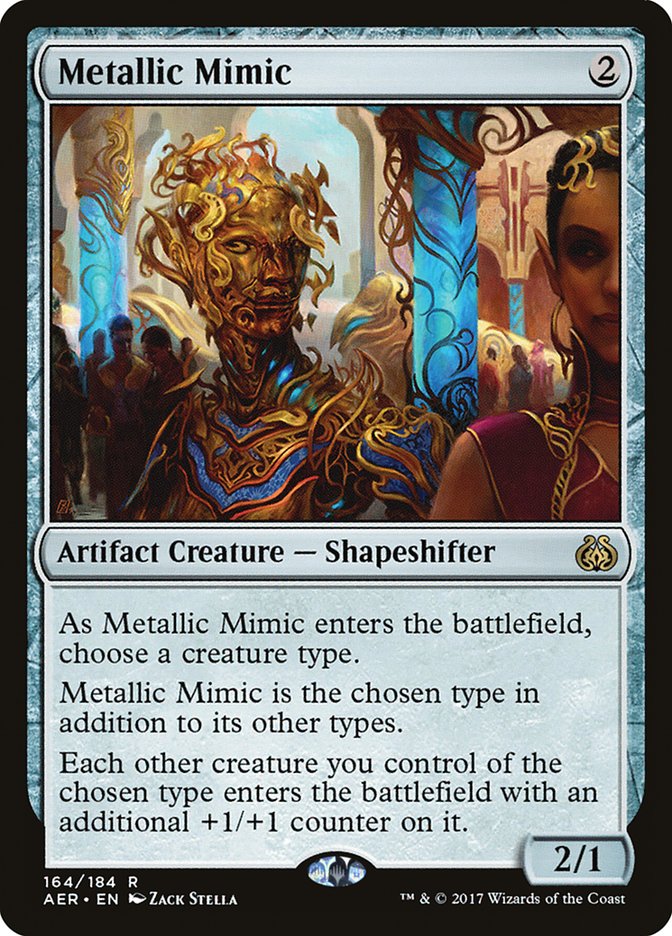 Metallic Mimic [Aether Revolt] Magic: The Gathering