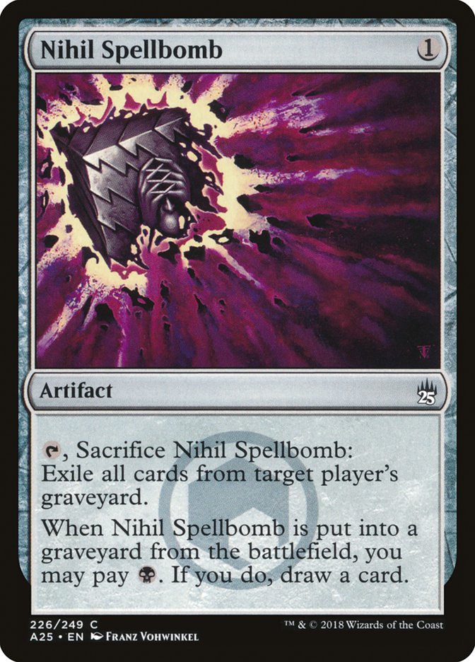 Nihil Spellbomb [Masters 25] Magic: The Gathering