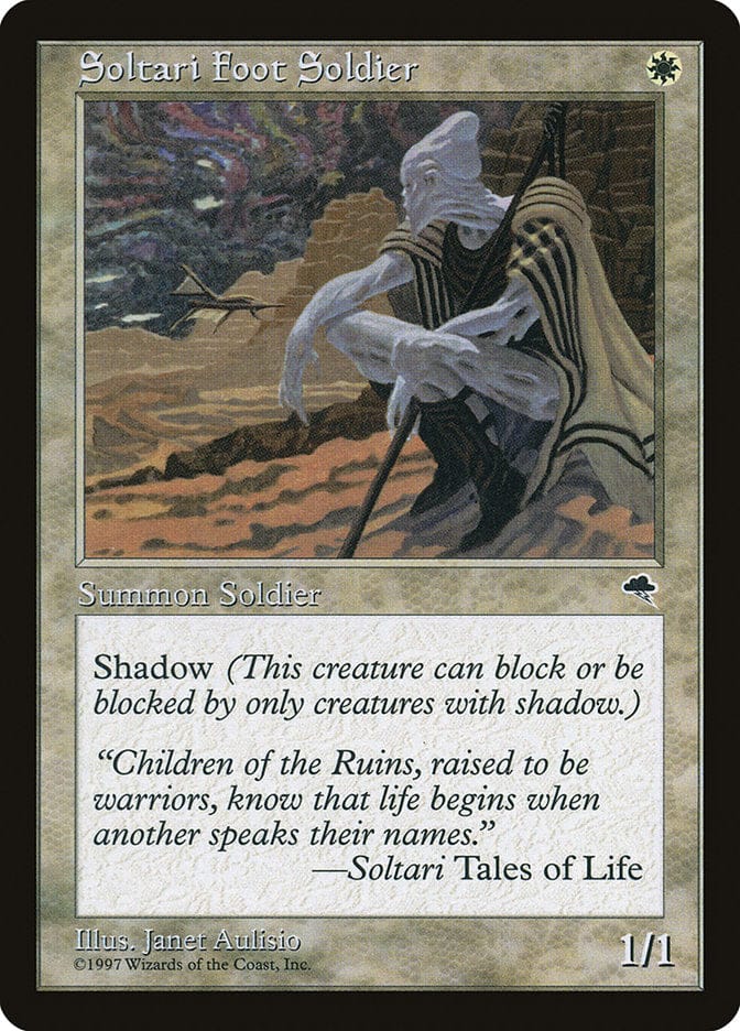 Soltari Foot Soldier [Tempest] Magic: The Gathering