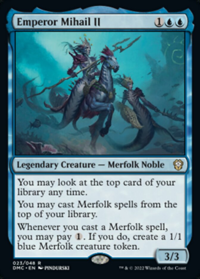 Emperor Mihail II [Dominaria United Commander] Magic: The Gathering