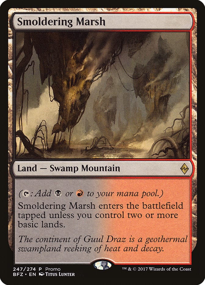 Smoldering Marsh (Promo) [Standard Showdown Promos] Magic: The Gathering