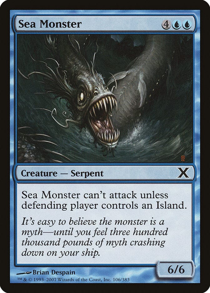 Sea Monster [Tenth Edition] Magic: The Gathering
