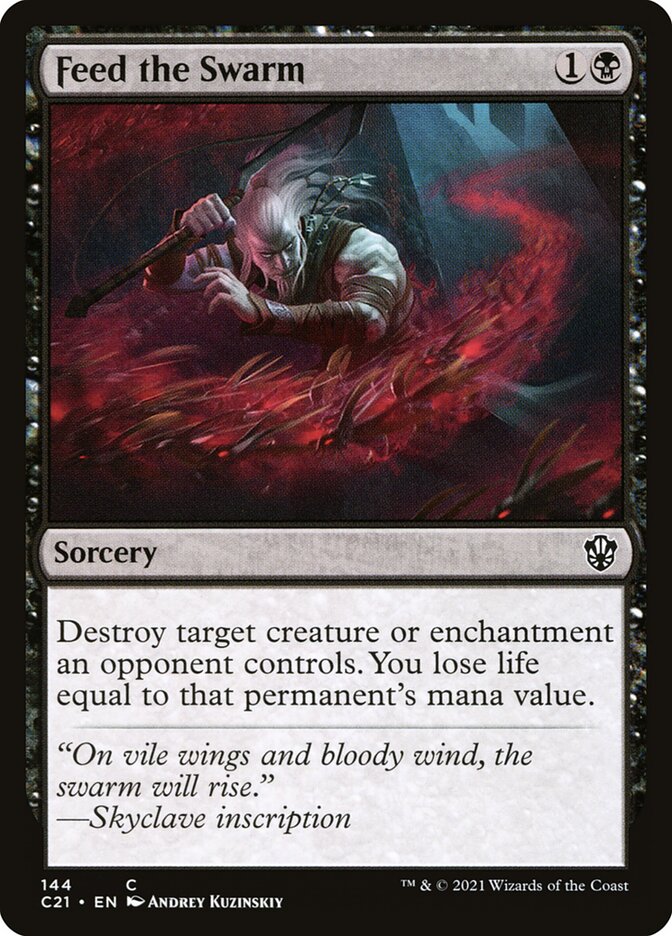 Feed the Swarm [Commander 2021] Magic: The Gathering