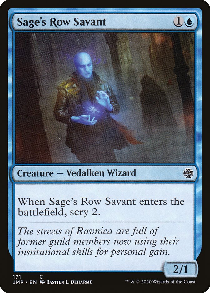 Sage's Row Savant [Jumpstart] Magic: The Gathering