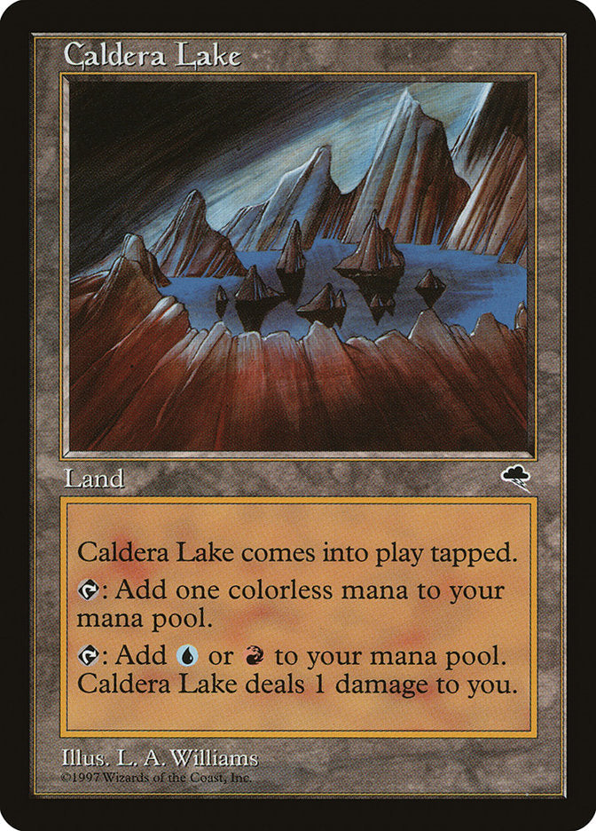 Caldera Lake [Tempest] Magic: The Gathering