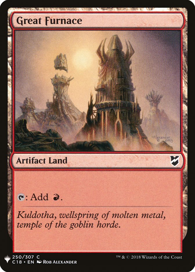 Great Furnace [Mystery Booster] Magic: The Gathering