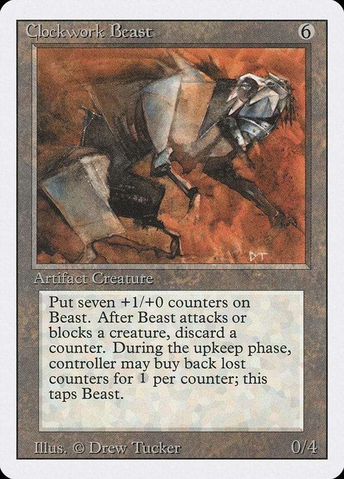 Clockwork Beast [Revised Edition] Magic: The Gathering