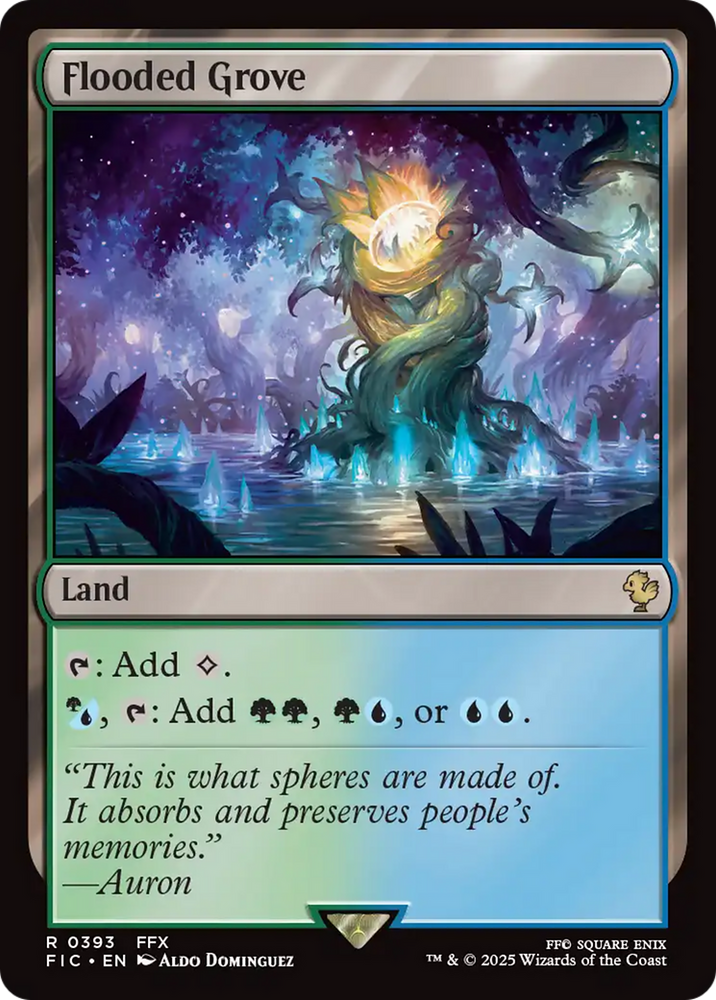 Flooded Grove [FINAL FANTASY Commander] Magic: The Gathering