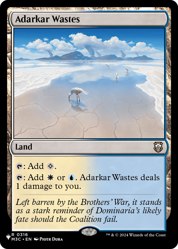 Adarkar Wastes (M3C) [The List] Magic: The Gathering