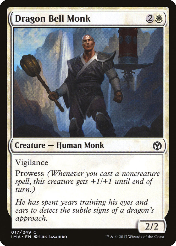 Dragon Bell Monk [Iconic Masters] Magic: The Gathering